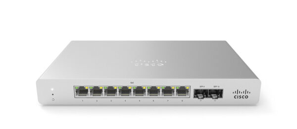 Meraki MS120-8LP 1G L2 Cloud Managed 8x GigE 67W PoE Switch
